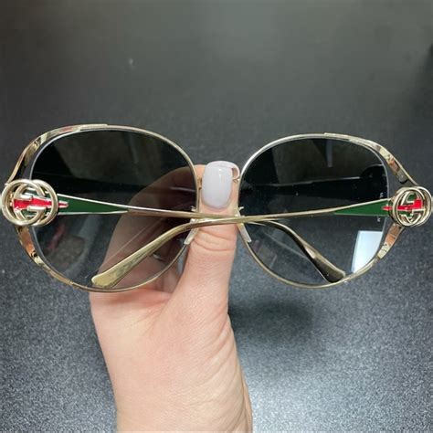 gucci round rainbow sunglasses|gucci women's oversize round sunglasses.